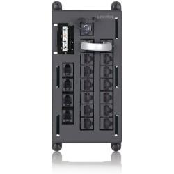 Leviton 476TL-T12 Telephone Input Distribution Panel, Black Housing