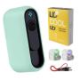 Fresh Breath Mist Automatic Electronic Oral Sprayer, 8+ Hours Cool Mint Freshens Breath Oral Care in only 1-3 Seconds, Mint Green Machine, 2 Spray Inner Cores (Mint and Blueberry Flavor)