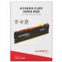 HyperX Fury RGB 16GB 2400MHz DDR4 CL15 DIMM 1Rx8 Single Stick HX424C15FB4A/16