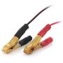 78.8 INCH DC12V 220W Car Cigarette Lighter Extension Cable Alligator Clips Connector Power Plug Socket with Fuse Tap 25A Fuse