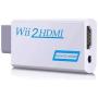 Wii to HDMI Converter,Output Video Audio Adapter HDMI Converter 1080P ,Wii HDMI Adapter with 3,5mm Audio Jack&HDMI Output Compatible with Wii, Wii U, HDTV, Supports All Wii Display Modes 720P, NTS