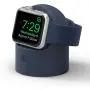 elago W2 Charger Stand Compatible with Apple Watch Series 6/SE/5/4/3/2/1 (44mm, 42mm, 40mm, 38mm), Durable Silicone, Compatible with Nightstand Mode (Jean Indigo) elago W2 Charger Stand Compatible with Apple Watch Series 6/SE/5/4/3/2/1 (44mm, 42mm, 40mm, 38mm), Durable Silicone, Compatible with Nightstand Mode (Jean Indigo)