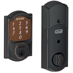 SCHLAGE BE479 CAM 716 Aged Bronze Steel Electronic Deadbolt