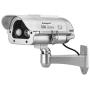 Blueskysea Dummy Outdoor Camera Fake Security CCTV Cam with Solar Powered Human Sensor Flash Lights for Home Lane
