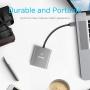 SD Card Reader USB C, Unitek 3 in 1 Type C to USB Camera SD/Micro SD Memory Card Reader Adapter 2TB Capacity for MacBook Pro/Air, iPad Pro, XPS, Samsung Galaxy S10/S9/S8 and More USB-C Devices (15cm)
