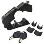 Xboken Motorcycle Lock,Alloy CNC,A Grip/Throttle/Brake/Handlebar Lock with 2 Keys to Secure Your Bike,Scooter,Moped or ATV in Under 5 Seconds.(Black)