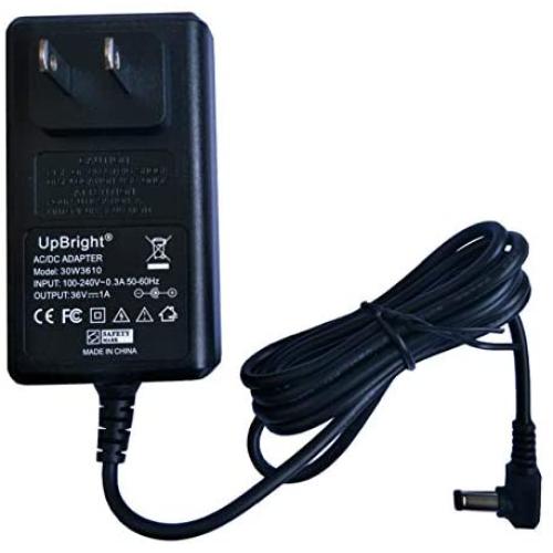UpBright 36V AC/DC Adapter Compatible with Model YS35-3601000U CND LED Light Lamp Dryer 9200 90200 09200 C09200 JP3600 GM-769323 36V1A CND C LED 3C Technology 769323 UV KLC-3600100 Lamp Dryer 100-240V