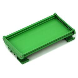 Electronics-Salon DIN Rail Mount Carrier, for 110mm x 72mm PCB, Housing, Bracket.