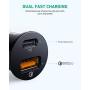 USB C Car Charger, AUKEY 21W Car Charger Compatible with iPhone 12 Mini/12 Pro/12 Pro Max with Power Delivery 3.0,Cigarette Lighter USB Charger,Samsung,AirPods, iPad, Google Pixel 5, Nintendo Switch