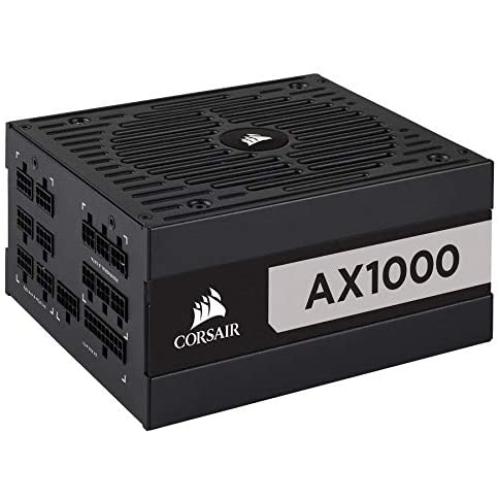 CORSAIR AX Series, AX1000, 1000 Watt, 80+ Titanium Certified, Fully Modular Power Supply