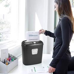 Swingline GBC Paper Shredder, 10 Sheet Capacity, Super Cross-Cut, 1 User, Personal, EX10-05 (1757393) ,Black , 10 Sheets