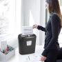 Swingline GBC Paper Shredder, 10 Sheet Capacity, Super Cross-Cut, 1 User, Personal, EX10-05 (1757393) ,Black , 10 Sheets