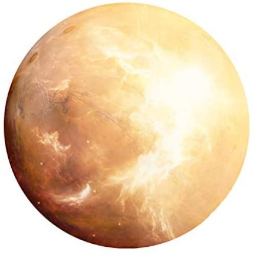 HaloVa Mouse Pad, Anti Slip Planet Mouse Mat for Desktops, Computer, PC and Laptops, Customized Round Mouse Pad for Office and Home, Mars, 8.7 inches