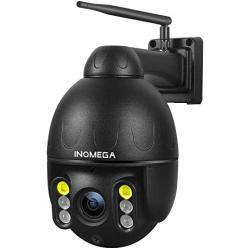 INQMEGA Outdoor PTZ Camera,1080P WiFi Pan Tilt 4.1X Surveillance Security IP Weatherproof Camera with 2 Way Audio Night Vision,Motion Detection,for Backyard/Office/Shop/School/Hospital