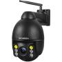 INQMEGA Outdoor PTZ Camera,1080P WiFi Pan Tilt 4.1X Surveillance Security IP Weatherproof Camera with 2 Way Audio Night Vision,Motion Detection,for Backyard/Office/Shop/School/Hospital