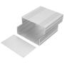 Aluminum Enclosure Case Silver DIY Electronic Circuit Board Project PCB Instrument Box Case for Heat-dissipating Aluminum Casing of Electronic Products, 3.2×5.7×5.9inch