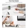 UGREEN Cell Phone Stand Holder Mobile Phone Dock Compatible for iPhone 12 Pro Max 11 SE XS XR 8 Plus 6 7 Samsung Galaxy Note20 S20 S10 S9 S8 Android Smartphone Holder Desk Adjustable Foldable White