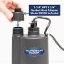 Superior Pump 91250 1/4 HP Thermoplastic Utility Pump, Black