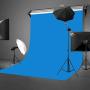Lyly County 5x7ft Photography Studio Non-Woven Backdrop Blue Backdrop Solid Color Backdrop Navy Blue Simple Background LY077