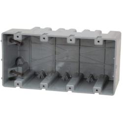 Madison Electric Products MSB4G Four Gang Device Box with Depth Adjustable, Heavy Duty 42lb