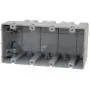 Madison Electric Products MSB4G Four Gang Device Box with Depth Adjustable, Heavy Duty 42lb
