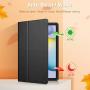 Fintie Folio Case for Samsung Galaxy Tab S6 Lite 10.4 2020 Model SM-P610 (Wi-Fi) SM-P615 (LTE) with S Pen Holder, Soft TPU Back Slim Fit Cover Auto Sleep/Wake, Black