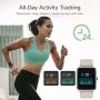 Letsfit Smart Watch, Fitness Tracker with Heart Rate Monitor, Activity Tracker with 1.3 Inch Touch Screen, IP68 Waterproof Pedometer Smartwatch with Sleep Monitor, Step Counter for Women and Men