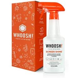 WHOOSH! Screen Cleaner - Best for Smartphones, iPads, Eyeglasses, Kindle, Touchscreen & TVs - 16.9 Oz Bottle (No Cloths Included)