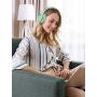 Mpow Bluetooth Headphones, 60 Hours Playtime Wireless Headphones Over Ear with Microphone, Bluetooth 5.0, HiFi Stereo Sound, Protein Earpads, Wired Wireless Headset for Kids, Adults, Home Office, TV