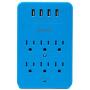 Aduro Surge Protector 6 Outlets Power Strip Station with USB (4 Ports 4.8A) Wall Mount Multiple Outlet Splitter Extender Adapter with Phone Shelf Stand ETL Listed, Blue