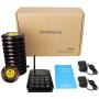 Retekess TD103 Pagers and Beepers,Pager System Long Range,3280ft,Out of Range Alarm,10 Rechargeable Buzzers for Nursery,Hospital,Restaurant,Warehouse