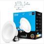 Hyperikon 4 Inch LED Recessed Lighting, 9W=65W, Dimmable Downlight, CRI90, UL, Energy Star, Warm White, 12 Pack