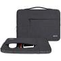 MOSISO Laptop Sleeve Compatible with MacBook Air 13 inch 2018-2021 A2337 M1 A2179 A1932, MacBook Pro A2338 M1 A2289 A2251 A2159 A1989 A1706 A1708,Polyester Multifunctional Briefcase Bag, Space Gray