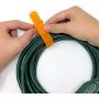 Wrap-It Storage Cinch-Straps (Assorted 16 Pack) Features Stainless Steel Buckle and Write on Label for Easy Cord Identification and Cable Management, Reusable Multi-Purpose Securing Cinch Straps