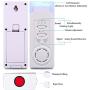 Smart Caregive Pager Home Safety Patient Calling Button Alert Alarm System Wireless Alarm Emergency Call Button Elderly Monitor Caregiver Personal Pager for Elderly Kids (2 for 1)