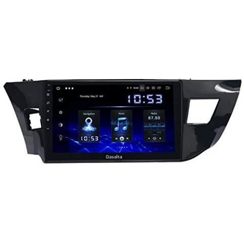 Dasaita 10.2'' Android 10.0 Head Unit with Carplay for Toyota Corolla 2014 2015 2016 2017 Car Stereo Touch Screen 1280x720 Support GPS Navigation Bluetooth Hands-Free Calling WiFi