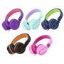 Elecder i36 Kids Headphones Children Girls Boys Teens Foldable Adjustable On Ear Headphones 3.5mm Jack Compatible Cellphones Computer Kindle MP3/4 School Tablet Green/Purple