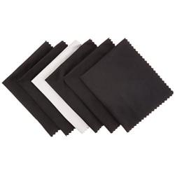 Amazon Basics Microfiber Cleaning Cloth for Electronics - Pack of 6, 6 x 7 Inches