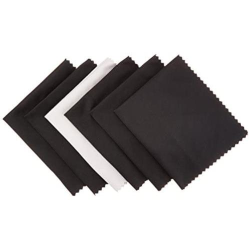 Amazon Basics Microfiber Cleaning Cloth for Electronics - Pack of 6, 6 x 7 Inches