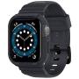 Spigen Rugged Armor Pro Designed for Apple Watch Band with Case for 44mm Series 6/SE/5/4 - Charcoal Gray