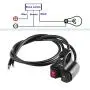 12V 16A Motorcycle Handlebar Dual ON/Off Switch, Waterproof Aluminium CNC Spotlight Dual Switches for 7/8'' 22mm Handlebar Switch Fog Spot Light On Off Led Indicator 12V 16A Motorcycle Handlebar Dual ON/Off Switch, Waterproof Aluminium CNC Spotlight Dual Switches for 7/8'' 22mm Handlebar Switch Fog Spot Light On Off Led Indicator