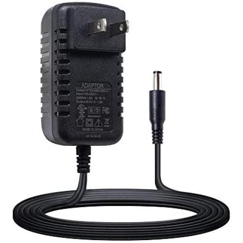 SONICAKE 9V DC 1A Power Supply Adapter for Piano Keyboard and Guitar Effects Pedal Center Negative