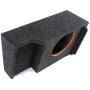 Atrend ''Bbox A151-10CP Single 10'''' Sealed Carpeted Subwoofer Enclosure - Fits 1999-2007 Chevrolet/GMC Silverado/Sierra Extended Cab'', charcoal