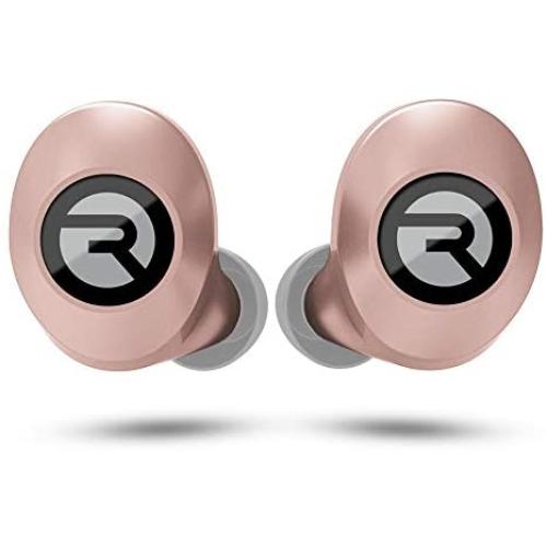 Raycon E25 Wireless Earbuds Bluetooth Headphones - Bluetooth 5.0 Bluetooth Earbuds Stereo Sound in-Ear Bluetooth Headset True Wireless Earbuds 24 Hours Playtime and Built-in Microphone (Rose Gold)