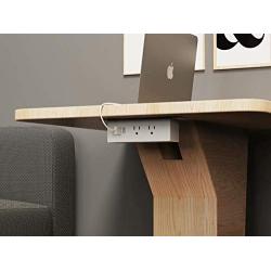 Desk Power Sockets with USB Ports,UL Approval Fast Charging Power Strip Hanging Mount Under Desk Table Edge