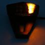 CICMOD Rear Fender Mount Red LED Tail Light Brake Lamp Turn Signals License Plate Light for Custom Off-Road Motorcycle Dirt Bike