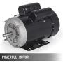 Mophorn 1.5HP Compressor Electric Motor, 3450rpm Reversible Single Phase 56C Frame Air Compressor Motor 5/8'' Shaft Diameter Electric Motor for Air Compressor General Equipment, 115/230VAC