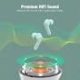 Wireless Earbuds, Bluetooth 5.0 Earbuds Hi-Fi Stereo Headphones 30H Playtime True Wireless Earbuds IPX6 Waterproof Earphones in-Ear Headphones with Mic and USB C for Working/Travel/Gym (Green)