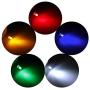 DiCUNO 500Pcs (5 Colors x 100P) 3MM Light Emitting Diode, White/Red/Yellow/Green/Blue Bright Diffused LED Diodes Assorted Kit for Electronic Project, Science Experiments