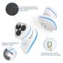 Electric Foot Callus Remover-Electric Foot File Pedicure Tools Built-in Vacuum,Electric vacum Foot Grinder,Professional Pedicure Tools Feet Care for Dead, Hard Cracked Dry Skin